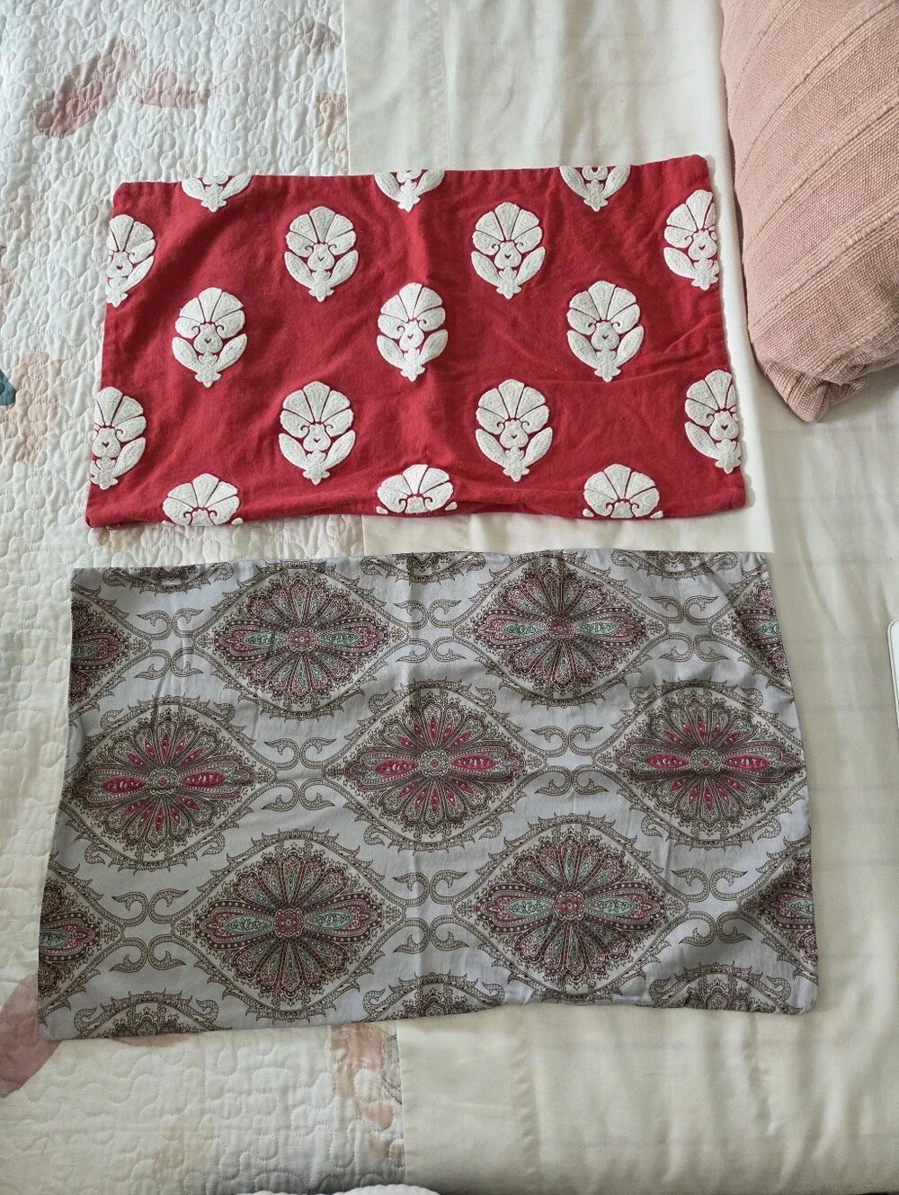 3 Pottery Barn Lumbar Pillow Covers